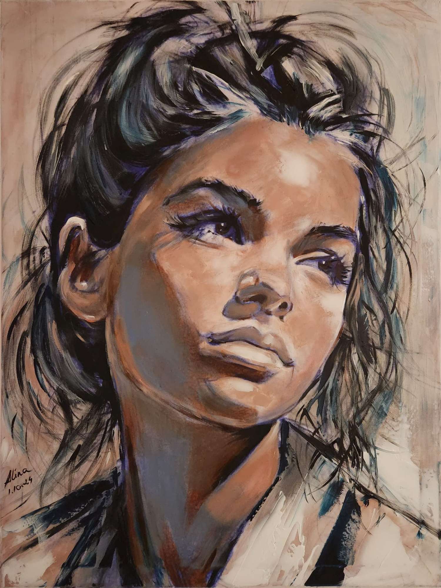 ArteDiAlina.com painting: Keep me with you